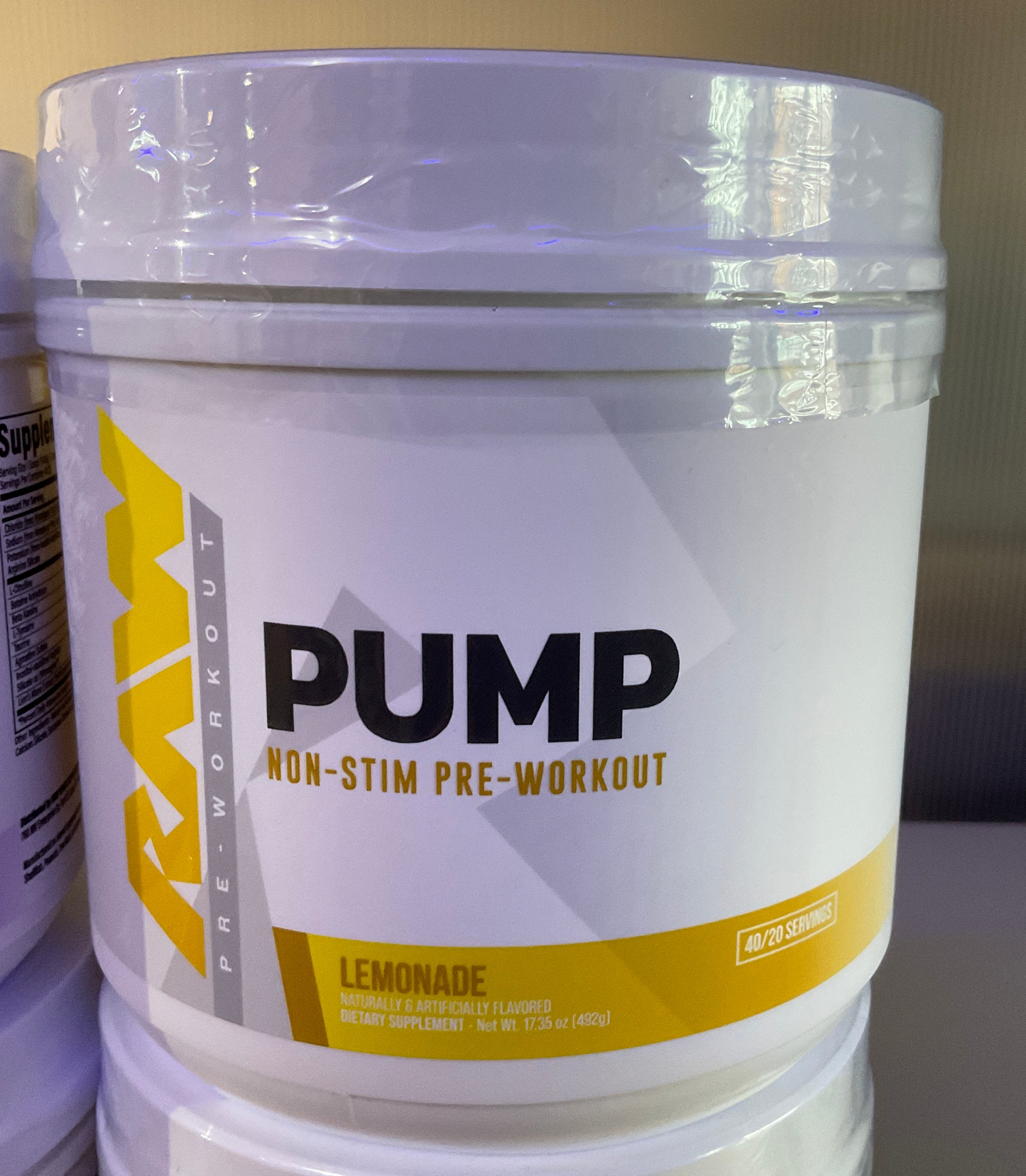 RAW NUTRITION - Pump Pre-W - Lemonade