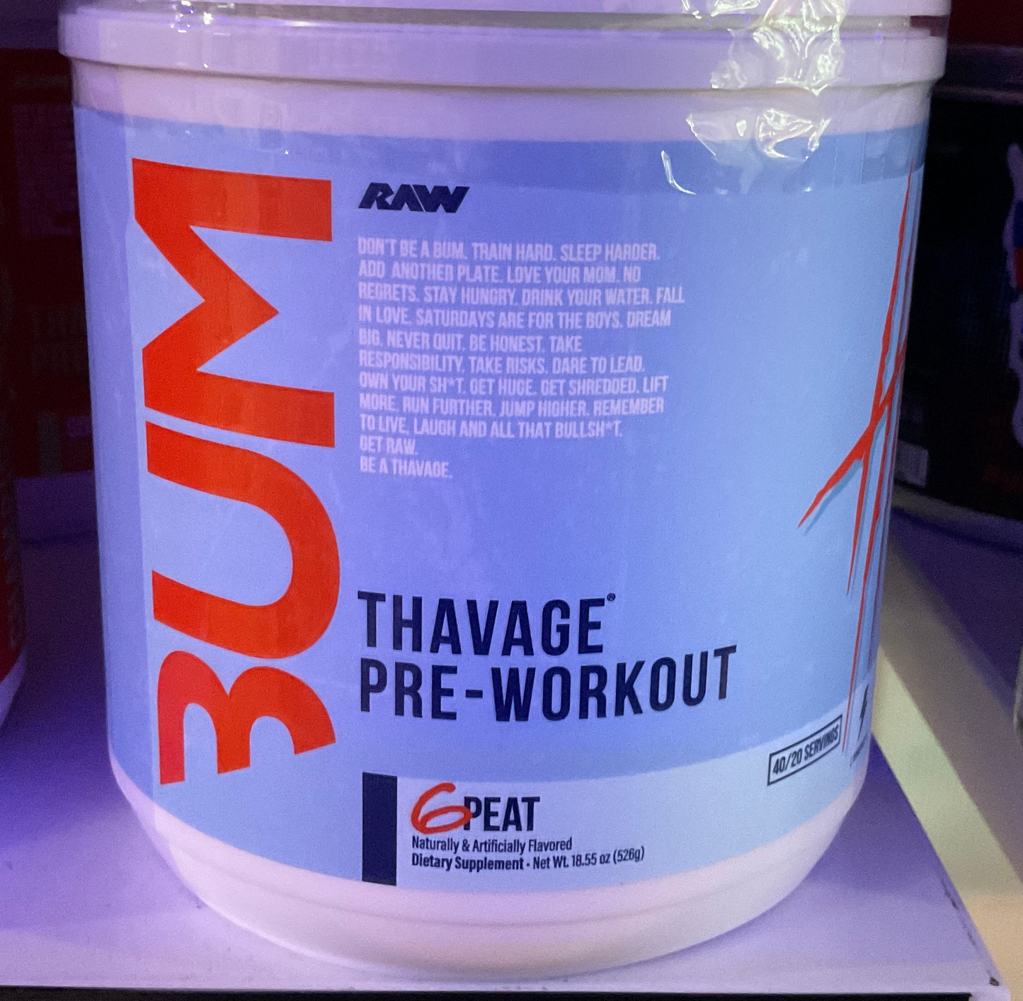 RAW NUTRITION - Thavage Pre-W