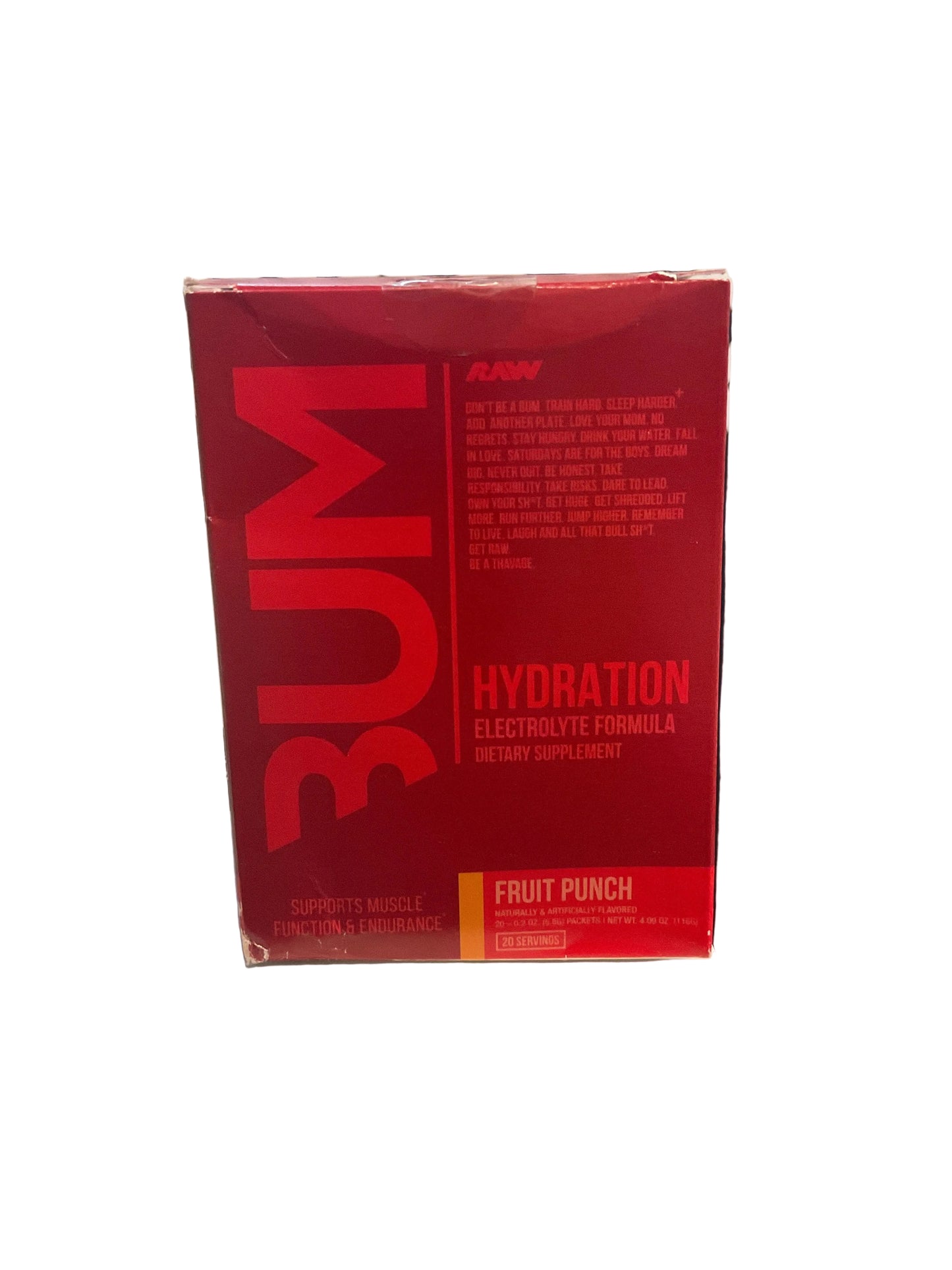 RAW NUTRITION - CBUM - Hydration - Fruit Punch