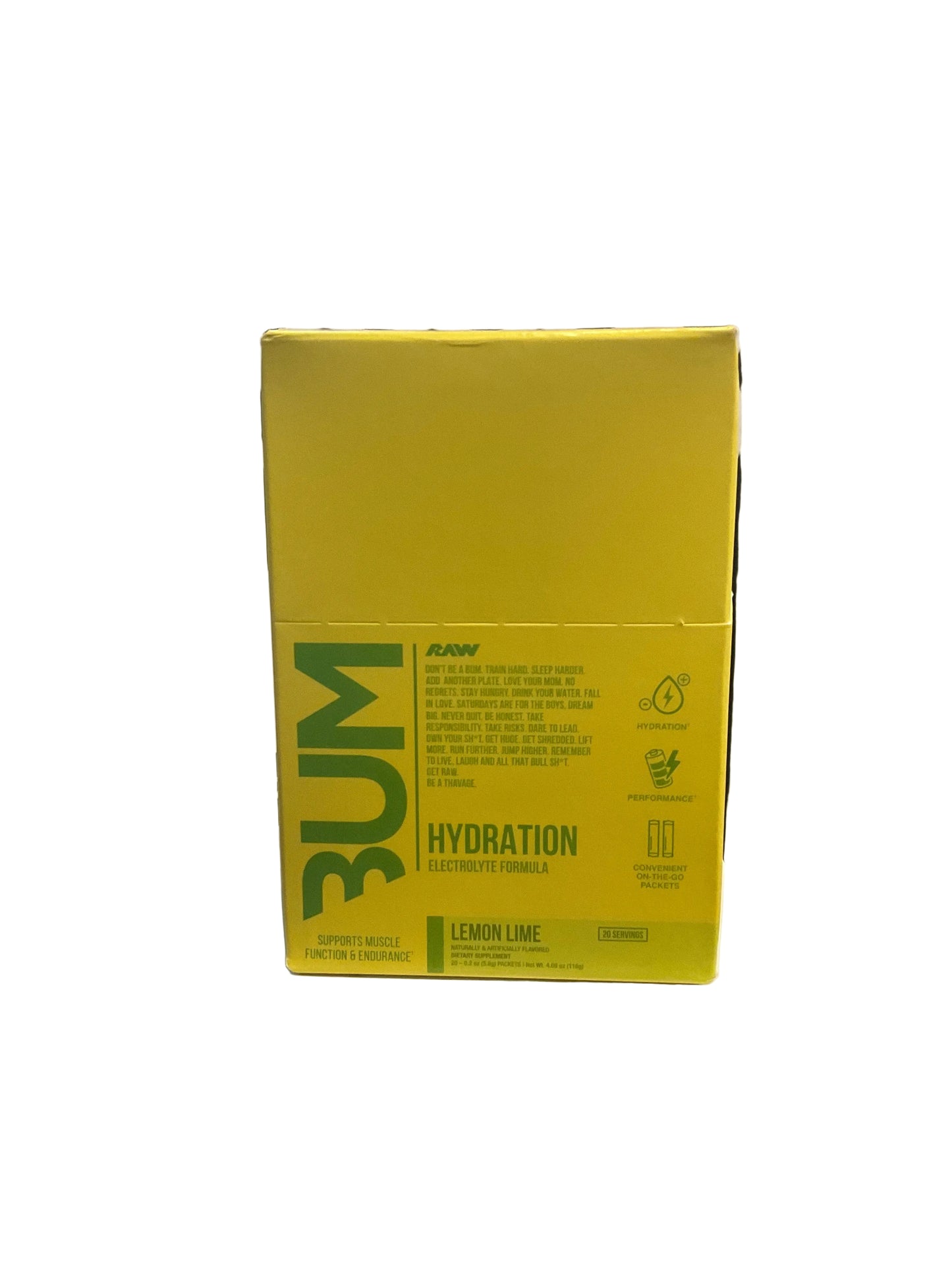 RAW NUTRITION - CBUM - Hydration - Lemon Lime