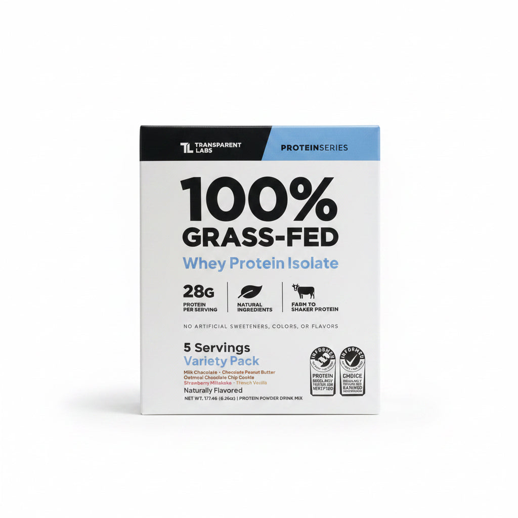 TLs 100 % grass fed whey protein- Variety Pack
