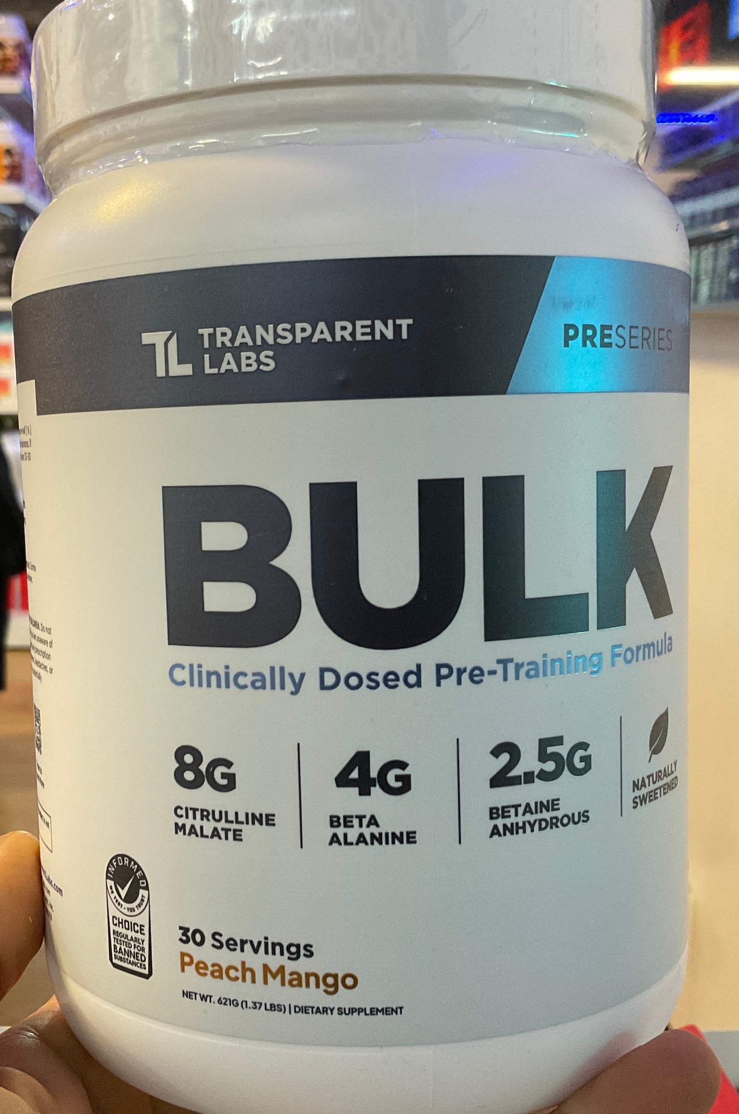 TL - Bulk Pre-W Peach Mango