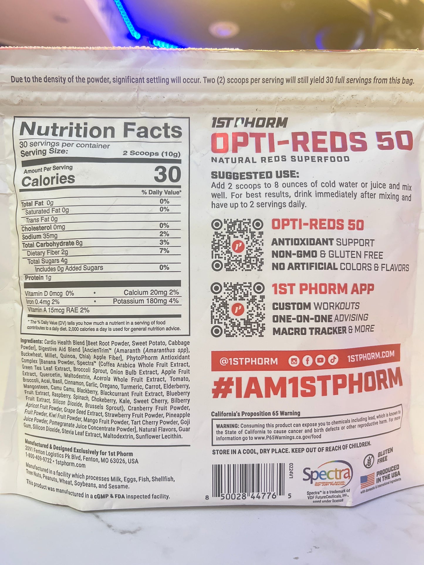 1ST PHORM - Opti-Reds