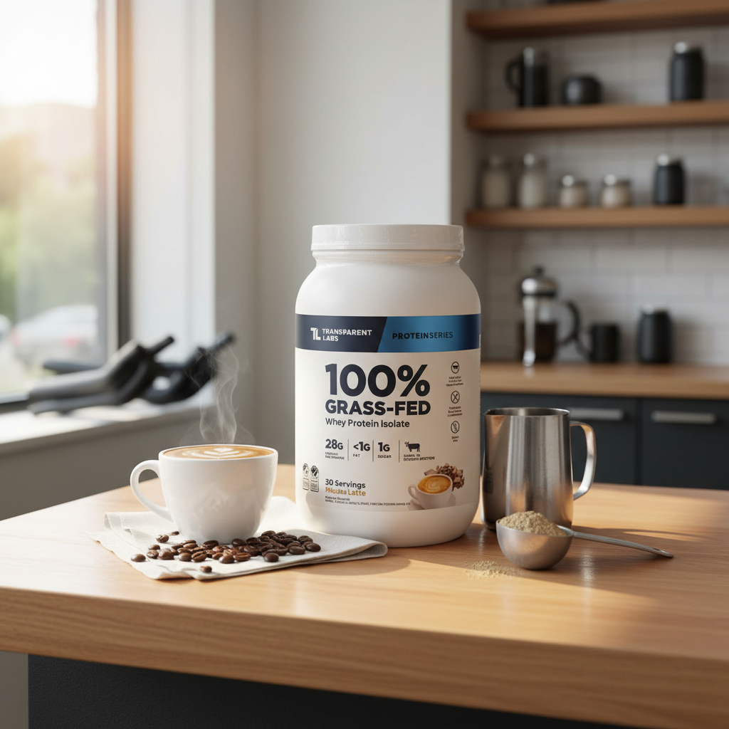 TLs - grass fed whey protein Mocha Latte