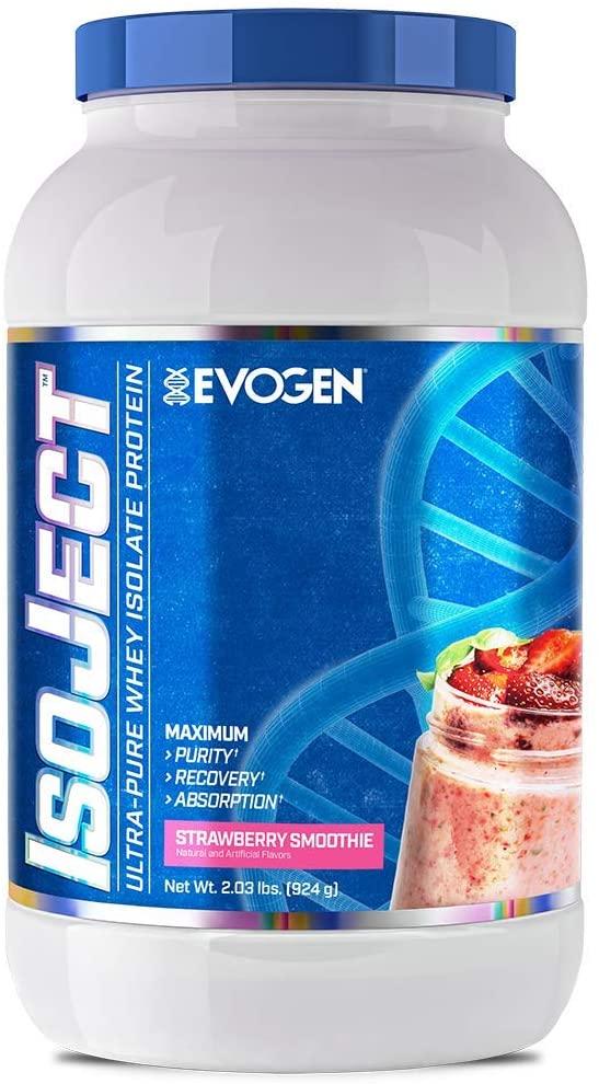 EVOGEN - IsoJect Whey Protein Isolate - Strawberry Smoothie
