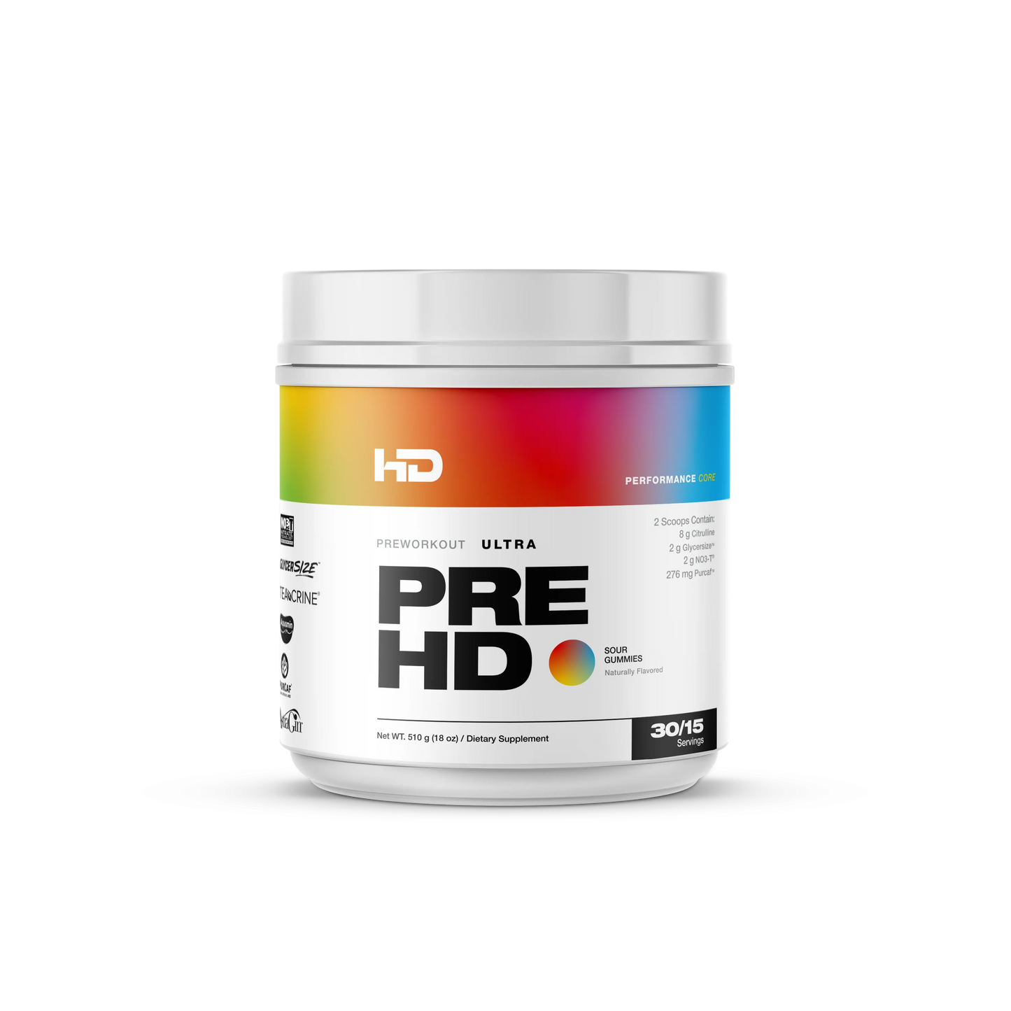 HD MUSCLE - Pre HD Ultra - Sour Gummies