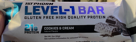 1ST PHORM - Level-1 Bar - Cookies & Cream