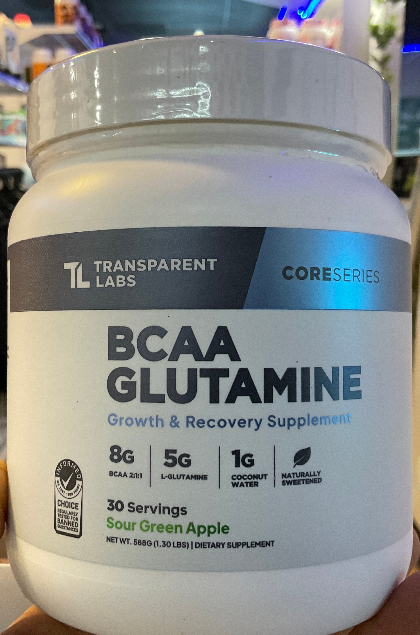 TL - BCAA Glutamine - Sour Green Apple