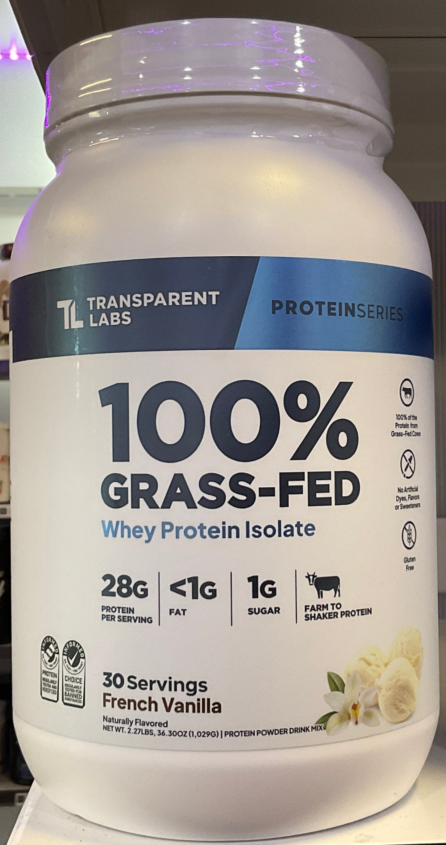TLS - 100% Grass-Fed ISO - French Vanilla