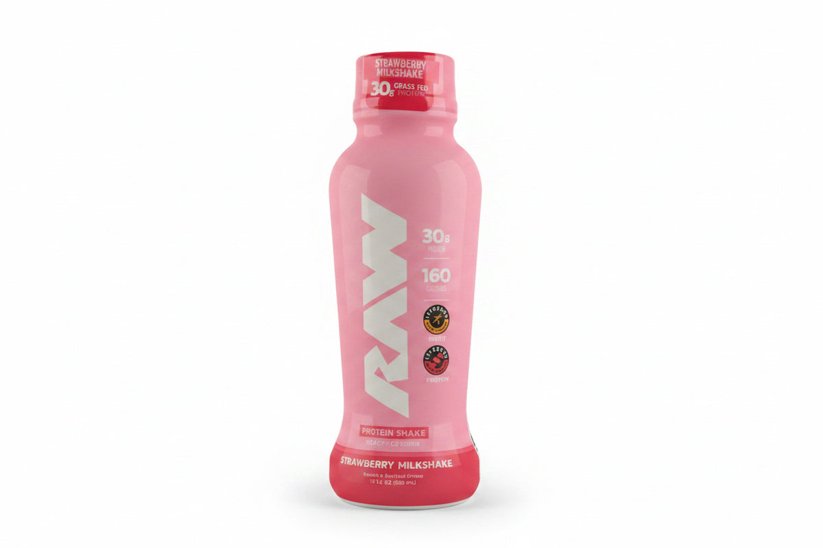 RAW RTD Protein - Strawberry Milkshake - Singles