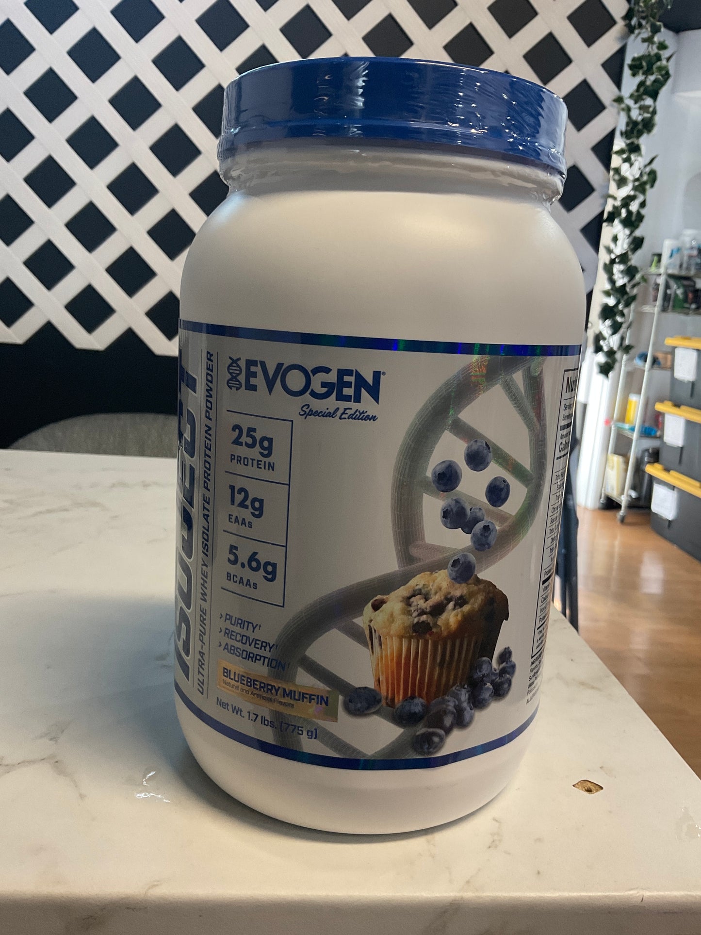 EVOGEN - IsoJect Whey Protein Isolate - Blueberry Muffin
