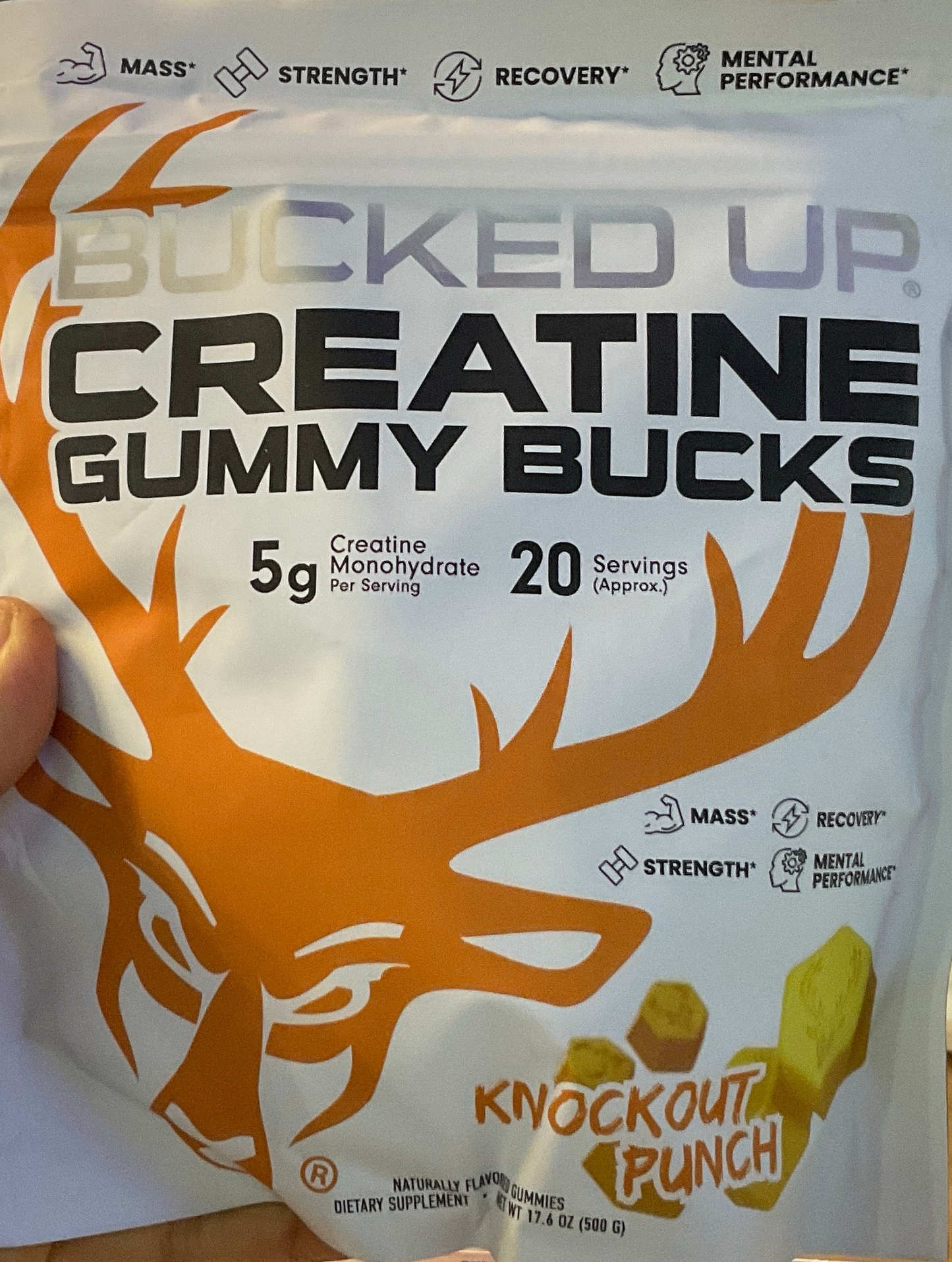 BUCKED UP - Creatine Gummy - Knockout Punch