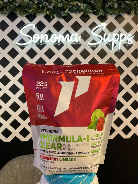 1ST PHORM - Phormula-1 - Clear Whey - Strawberry Limeade