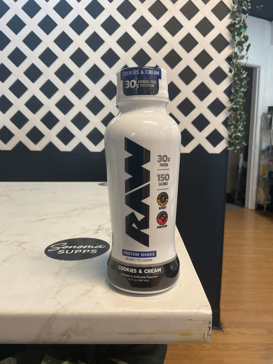 RAW NUTRITION - RTD PROTEIN - Cookies and Cream - SINGLES