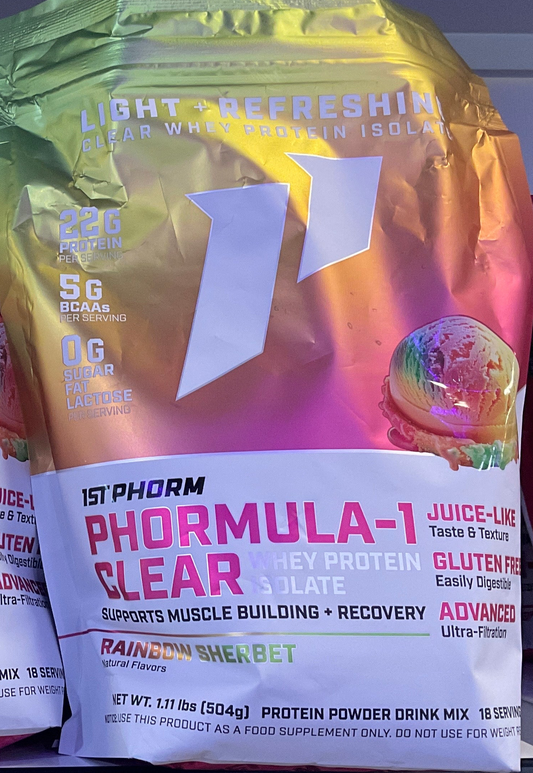 1ST PHORM - Phormula-1 - Clear Whey - Rainbow Sherbert