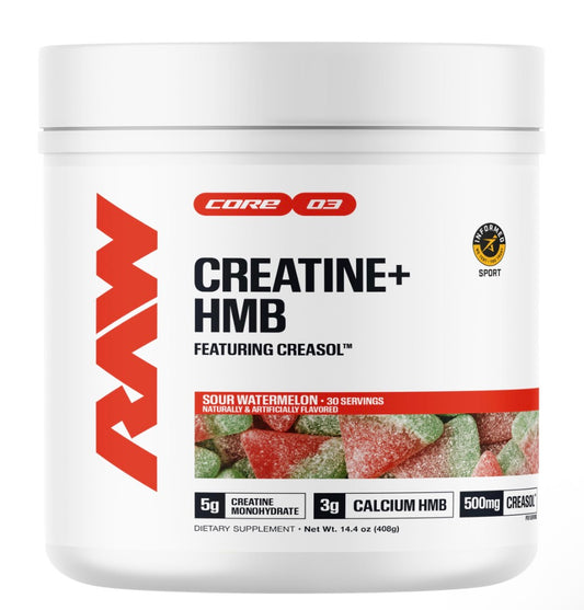RAW NUTRITION - Creatine+HMB - Sour Watermelon