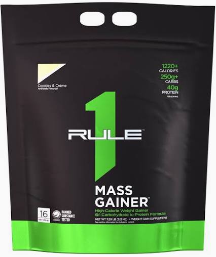 RULE 1 - Mass Gainer - Cookies & Crème