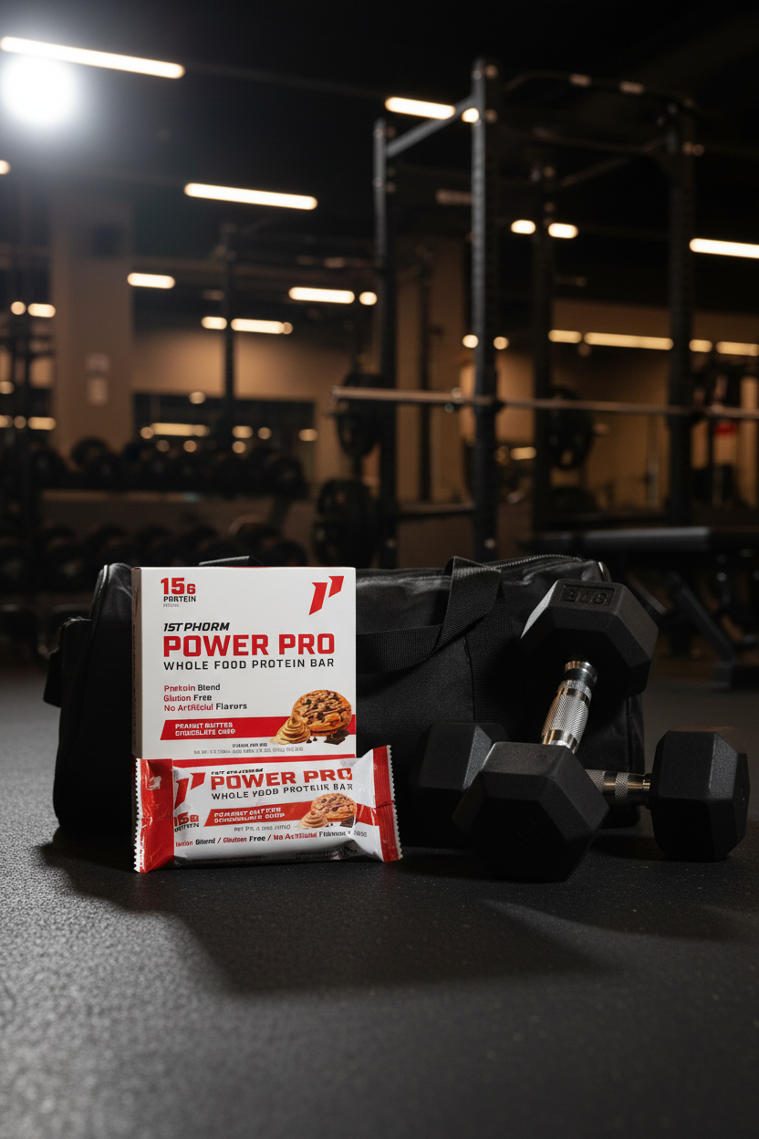 1ST PHORM -Power pro Bar - Peanut Butter Chocolate Chip