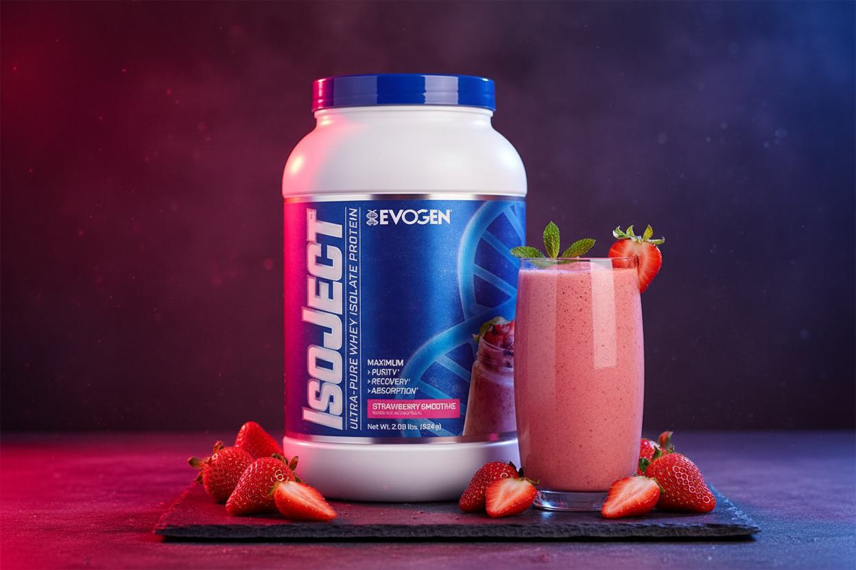EVOGEN - IsoJect Whey Protein Isolate - Strawberry Smoothie