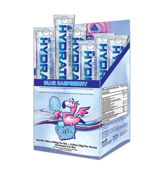 CORE NUTRITIONALS - Hydrate Electrolyte - Blue Raspberry