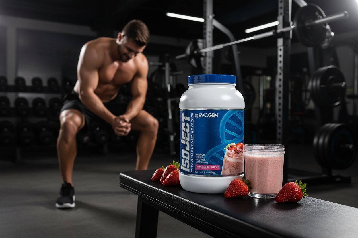 EVOGEN - IsoJect Whey Protein Isolate - Strawberry Smoothie