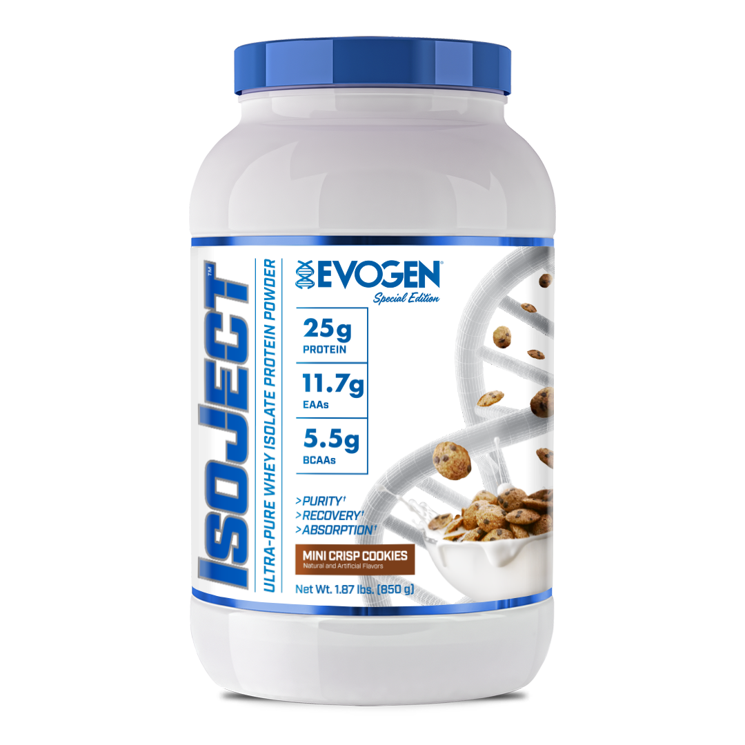 EVOGEN - IsoJect Whey Protein Isolate - Mini Crisp Cookies