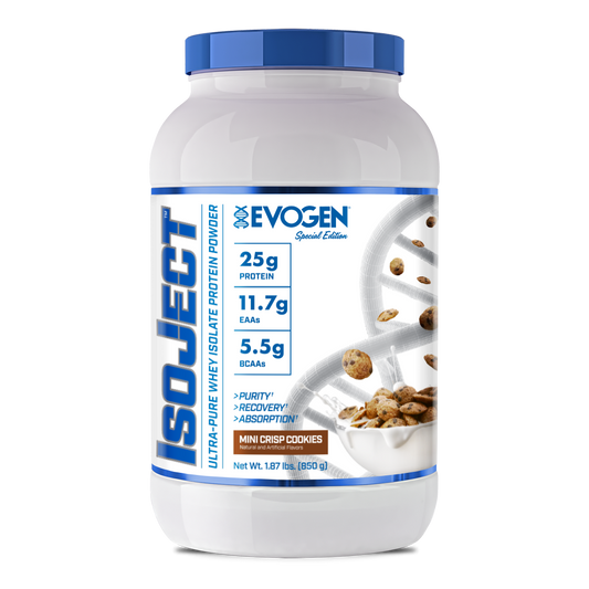 EVOGEN - IsoJect Whey Protein Isolate - Mini Crisp Cookies