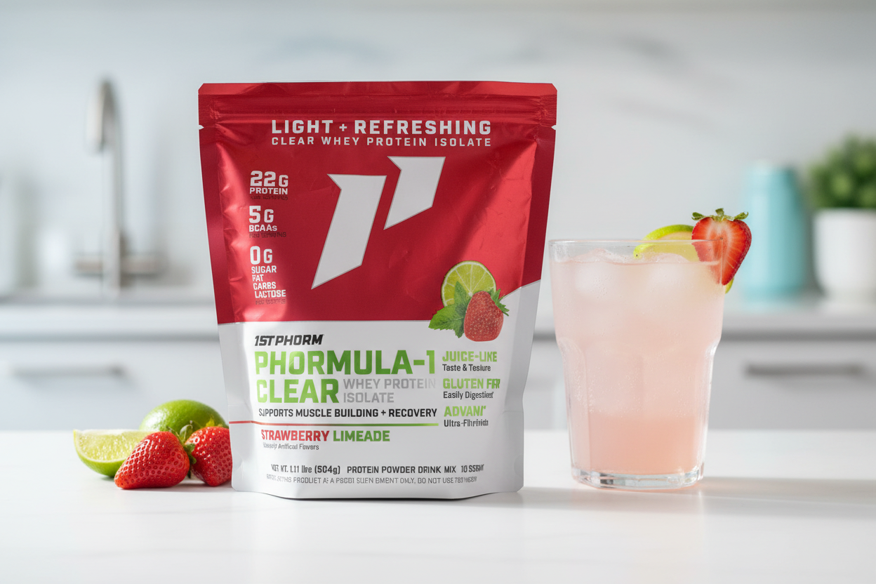 1ST PHORM - Phormula-1 - Clear Whey - Strawberry Limeade