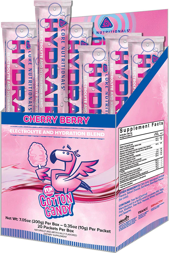 CORE NUTRITRIONALS - Hydrate Electrolyte - Cherry Berry