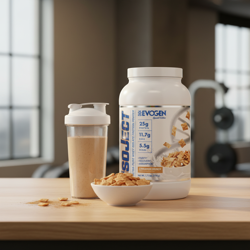 EVOGEN - IsoJect Whey Protein Isolate - Cinnamon Crunch