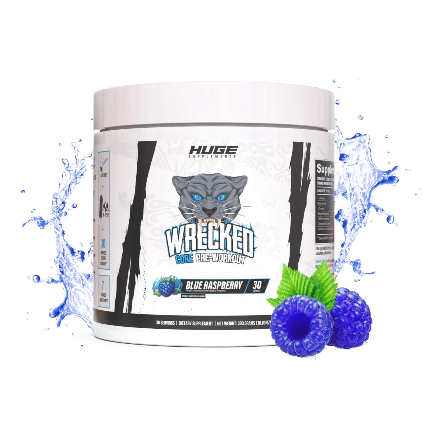HUGE - Wrecked Core - Blue Raspberry