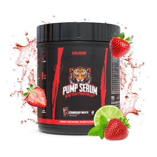 HUGE -Pump Serum Non Stim Pre-W - Strawberry Mojito